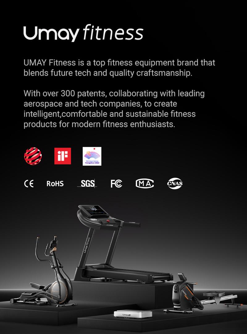 UMAY Ab Workout Machine, Adjustable Ab Trainer for Abs Workout at Home Gym, Foldable, Knee Protection, Abdominal Trainer for Stomach Workout