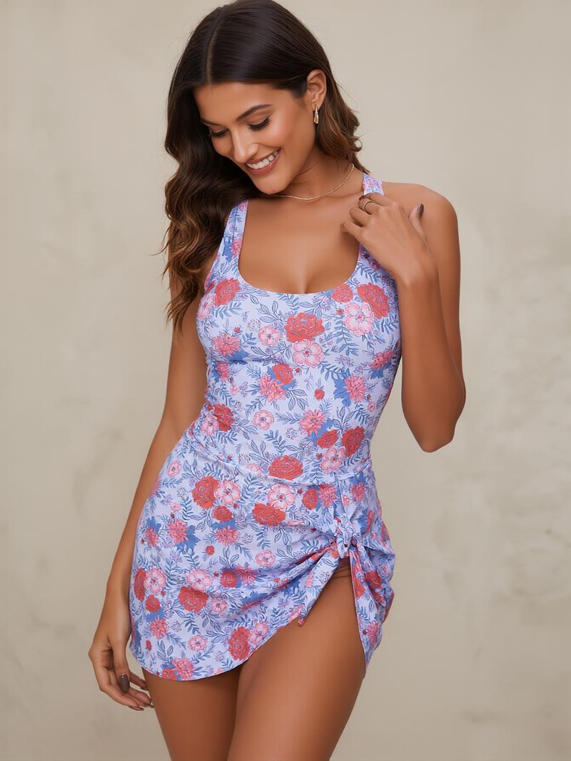 One Piece Swimdress Swimsuits for Women Tummy Control Swim Dresses Bathing Suits Swimwear Swimsuit Slimming Beachwear onepieceswimsuit #BlackFriday