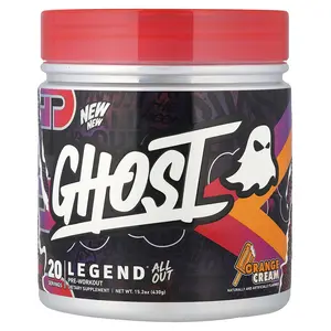 Ghost Legend® All Out Pre-Workout, Orange Cream, 15.2 oz (430 g)