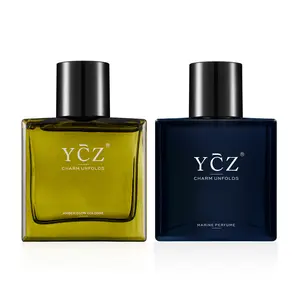 YCZ Perfume Set: Midnight Marine + Amber Glow, Dual Fragrance Switch, Freshness and Richness Coexist, Perfect for Yourself or Your Best Friend