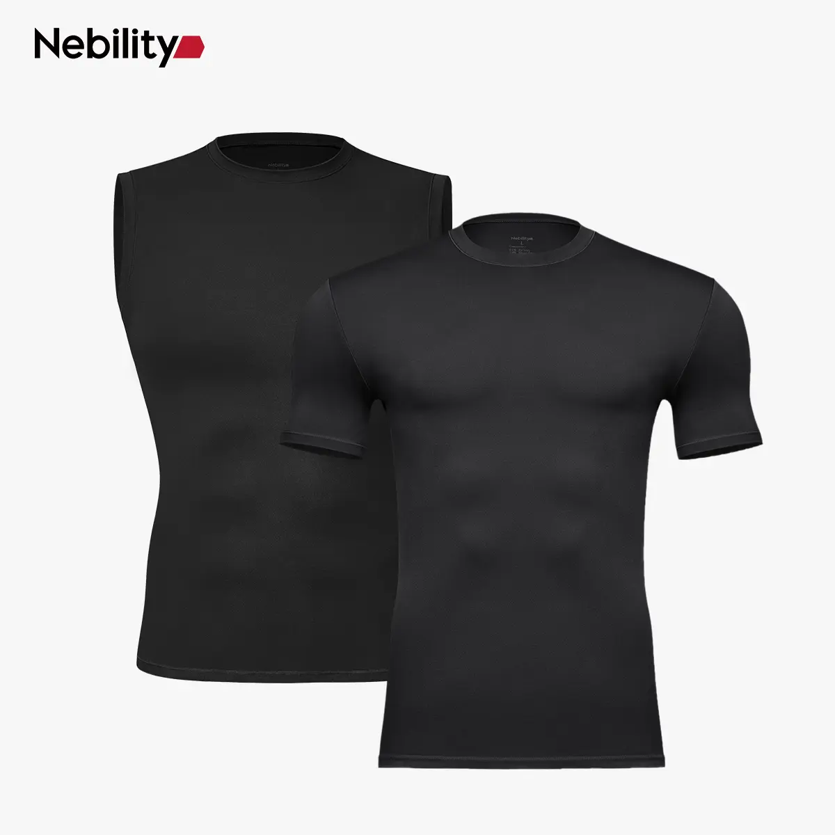 Black Tank Top & Black Short Sleeve