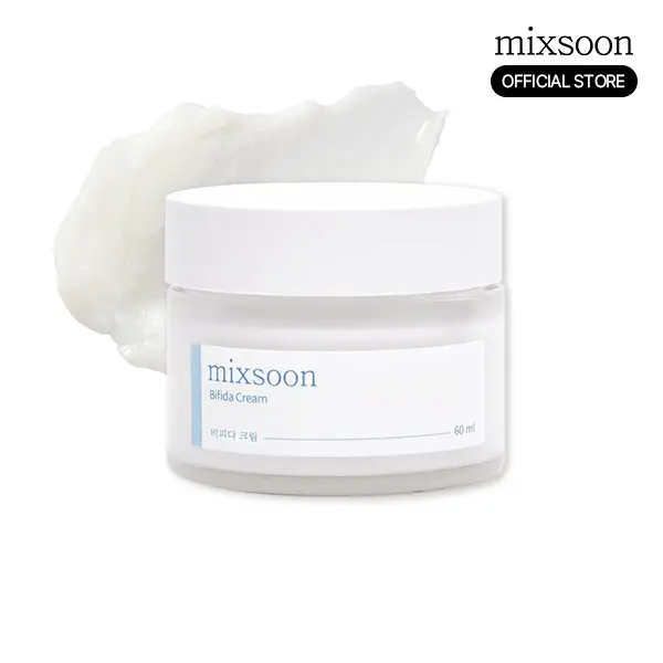 [mixsoon] Bifida Cream - Fragrance-Free Korean Skincare Moisturizer, 2.02 fl.oz/60ml, Moisturizing, Hydrating, Skin Repair, Selfcare Treatment