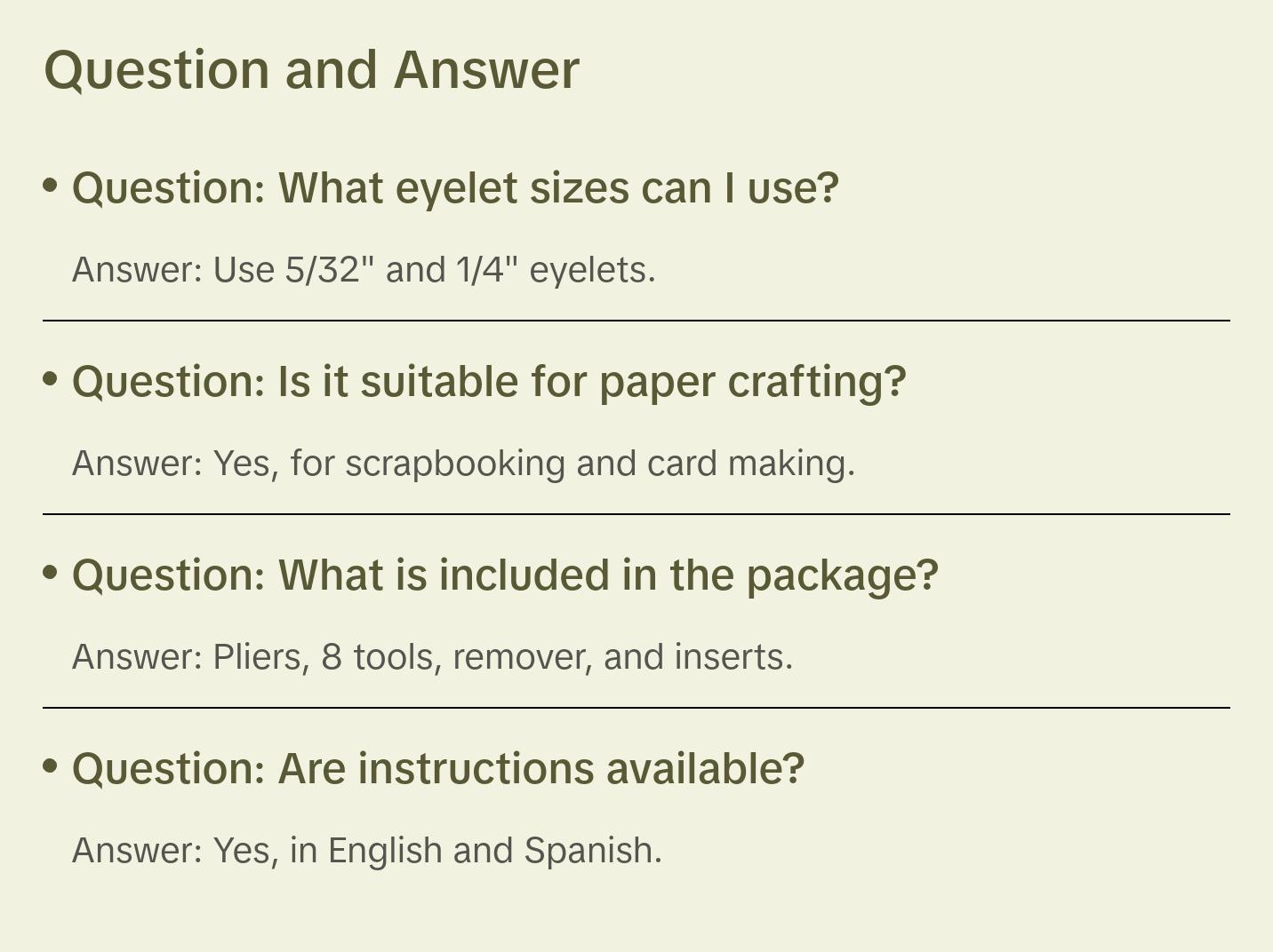 Eyelet Pliers for 5/32" & 1/4" Eyelets, Turquoise Eyelet Pliers for 5/32" & 1/4" Eyelets, Turquoise