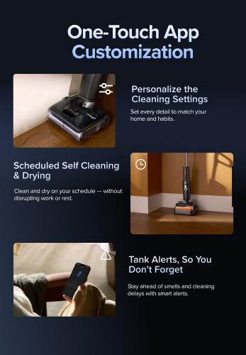 Roborock F25 series Ultra Steam Wet Dry Vacuum Cleaner, 356°F Steam Mop & 187°F Hot Water Cordless Vacuum Mop All in One, Floor Washer with Blue Light, 194°F Self-Cleaning, 180° Lay-Flat, AI Assitant Wheels #TikTokShopSpringGlowUp #NewDropsForYou