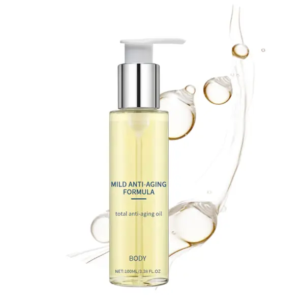 Glowing Body Oil for Firming & Hydration | Mild Anti-Aging Daily Moisturizer | Lightweight & Non-Greasy | For All Skin Types (3.38 fl.oz)