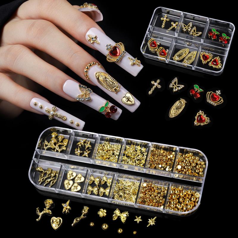 Teenitor Square Nail Tips with Nail Charms Nail Art Brushes, 240pcs XXL Fake Nails with Nail Stand for Extensions, Clear Acrylic Nail Tips Gel Nails Long Full Coverage