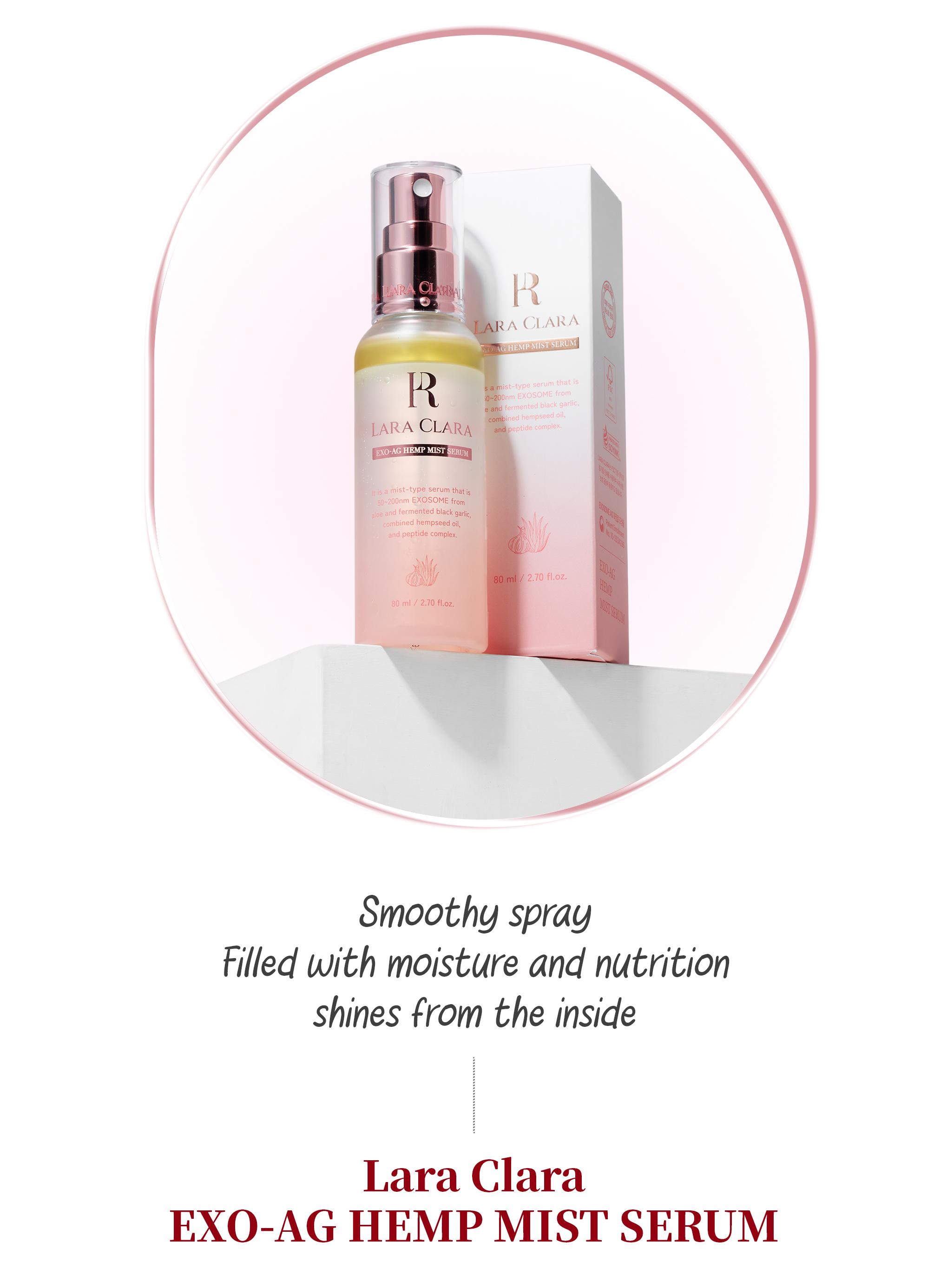 [LARA CLARA] EXO AG HEMP MIST SERUM 2.70 fl.oz. (Made in Korea)
