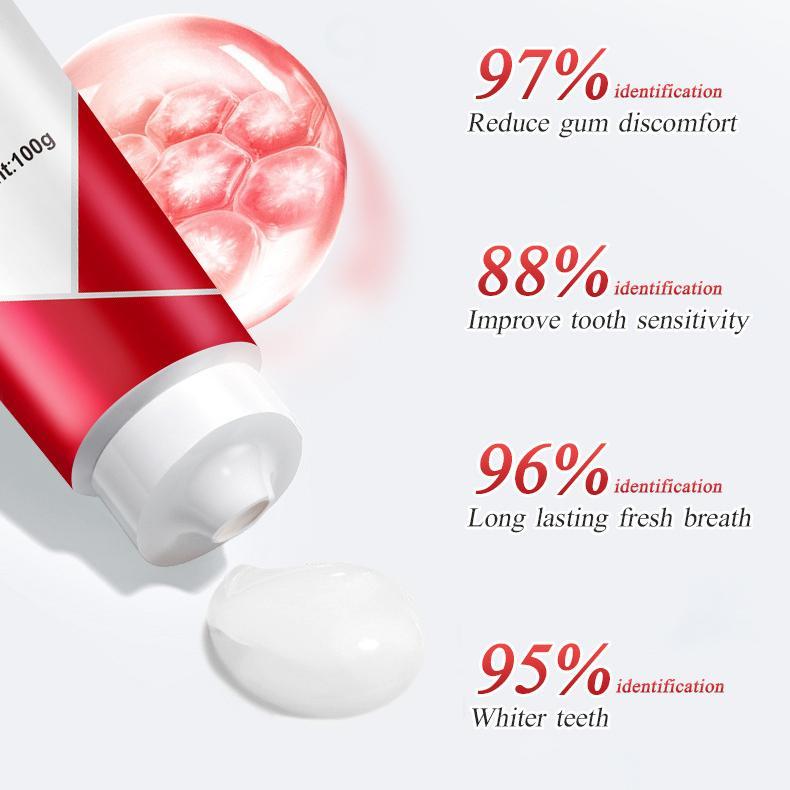 SP-7 Whitening Toothpaste with Active Probiotics Helps Fight Stains Maintain Whiteness 100g for Daily Dental Care