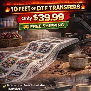 10 FEET OF DTF PRINTING