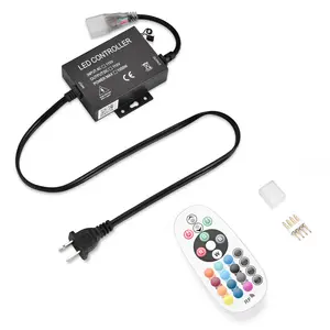 Yescom LED Controller RF Remote for 50ft Neon Rope Light RGB