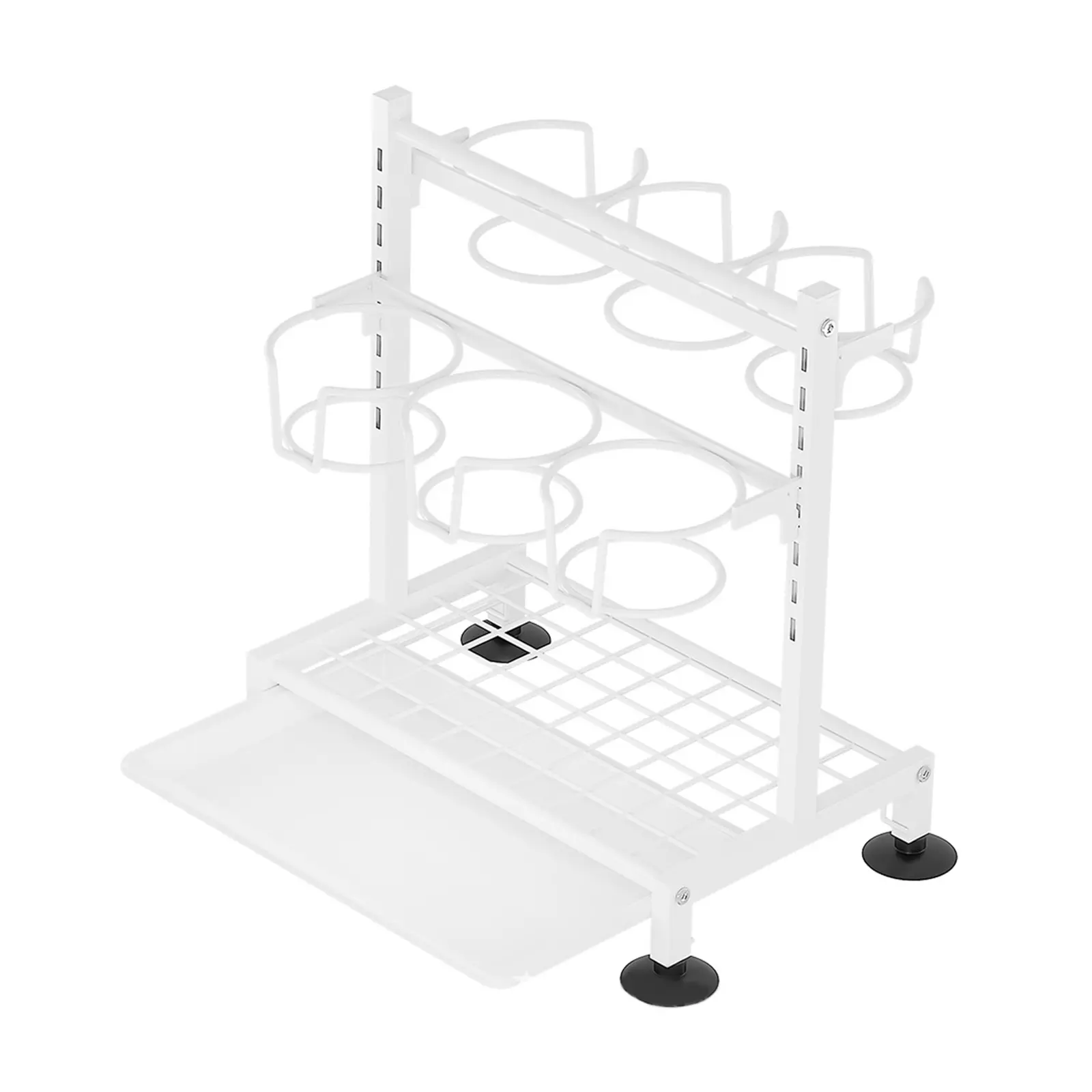 Insulated Cup Storage Rack Large Capacity for Home Shelf Compartment Kitchen