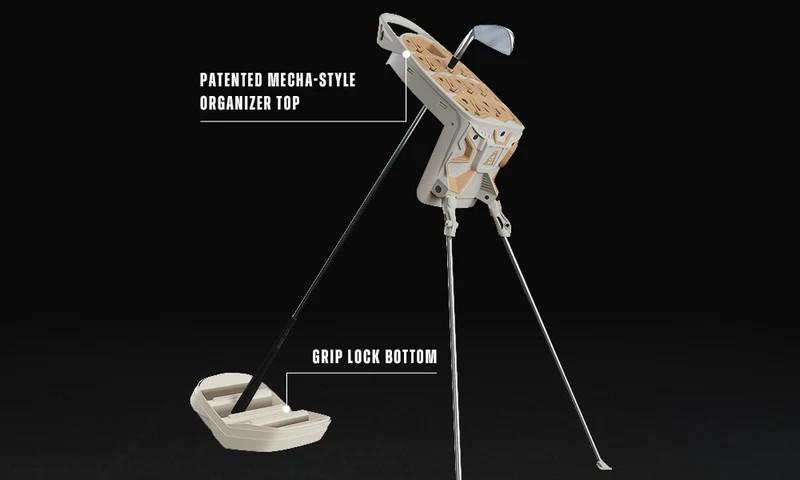 Ask Echo Golf 2025 ST-LOCK Mecha 14 Way Dividers Soundless Stand Bag / Toasted Almond