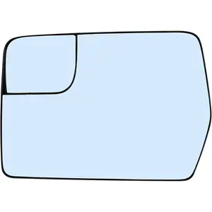 Driver Left Side Heated Mirror Replacement for 2011 2012 2013 2014 Ford F150 Blind Spot Mirror Glass - Side View Heated Convex Mirror Glass with Rear Holder BL3Z-17K