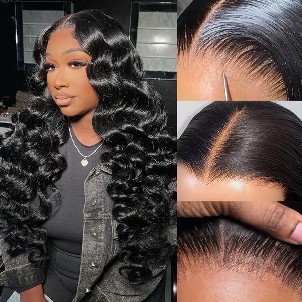 13x4 Loose Deep Wave Lace Frontal Wig 5x5 Pre Cut Ready To Go Glueless Lace Closure Wig Pre Plucked Lace Front Human Hair Wigs For Women