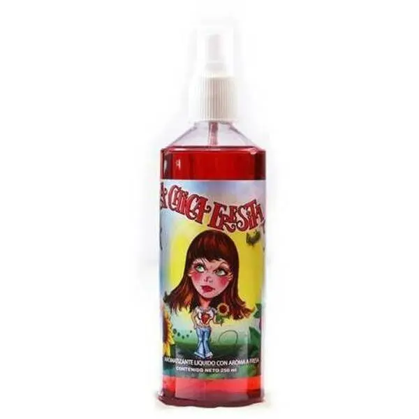 LA CHICA FRESITA Strawberry Scented Bottle Fragrance Spray - 250ML, 50+ Years Brand Heritage, Long-Lasting Home Freshener, Pack of 6