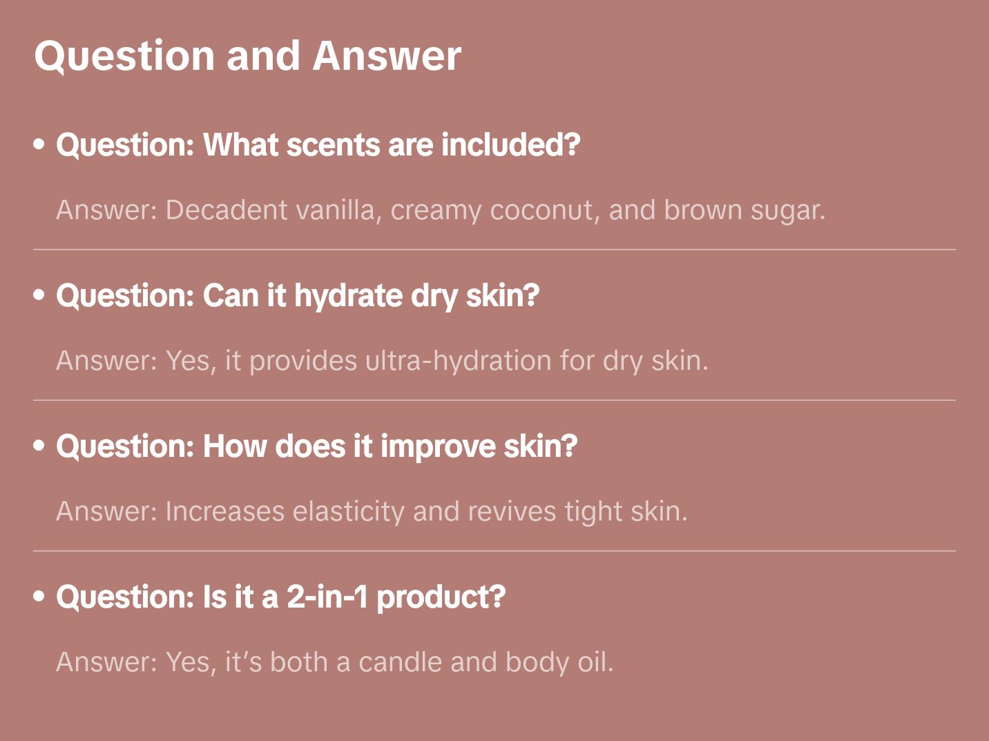 Shea Butter Baby Skin- Softening Massage Candle, Vanilla Body Oil