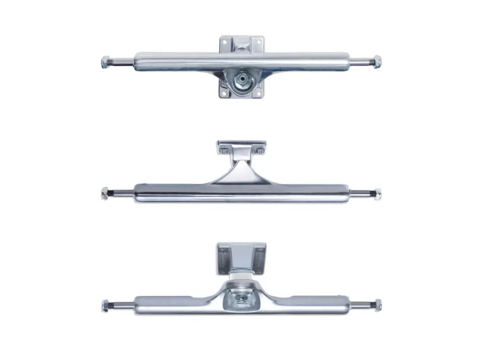 Slappy Hollow Polished Skateboard Truck - ST1 Model, 13" Size