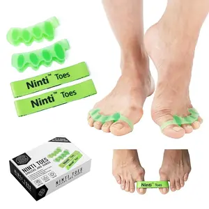 Ninti Toes - Silicone Toe Separators for Foot Health - Relieve Pain, Enhance Balance, Realign Toes