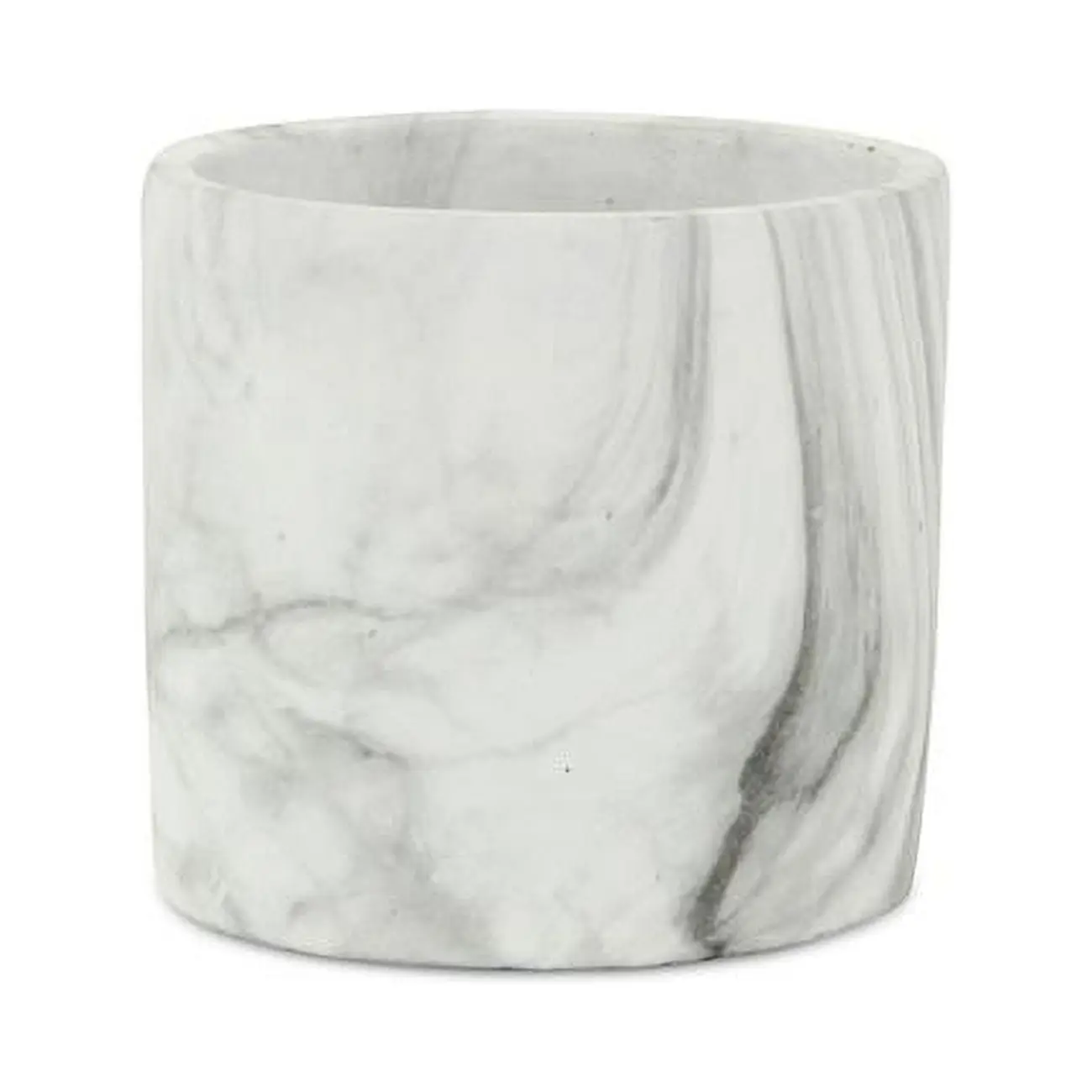 Cheungs 5783L 5.5 x 5.5 x 5.5 in. Marmoreal Marble Pot