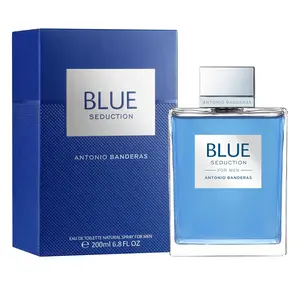 Antonio Banderas Blue Seduction Eau de Toilette Spray for Men, 6.8 Fluid Ounce