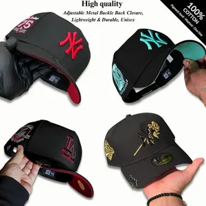 New Era 59FIFTY Fitted MLB Baseball Cap Featuring NY Yankees & LA Dodgers | Premium 9FIFTY Snapback and 9FORTY Curved Brim Adjustable Hat | Unisex Urban Streetwear Gorras Sombreros | Collector Edition for Modern Sport Style Enthusiasts