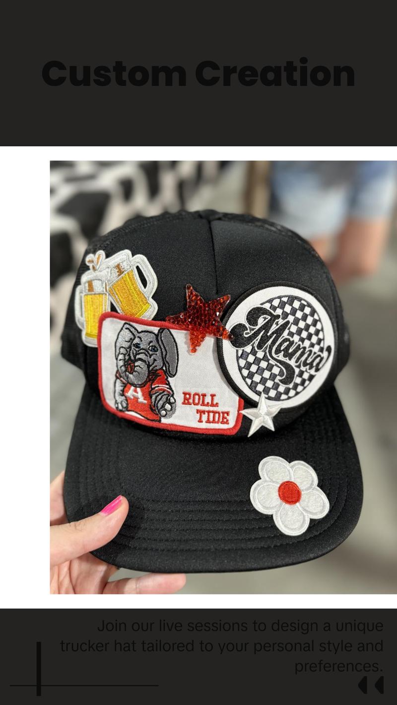 Trucker Hat Bar-Build Your Own Trucker Hat