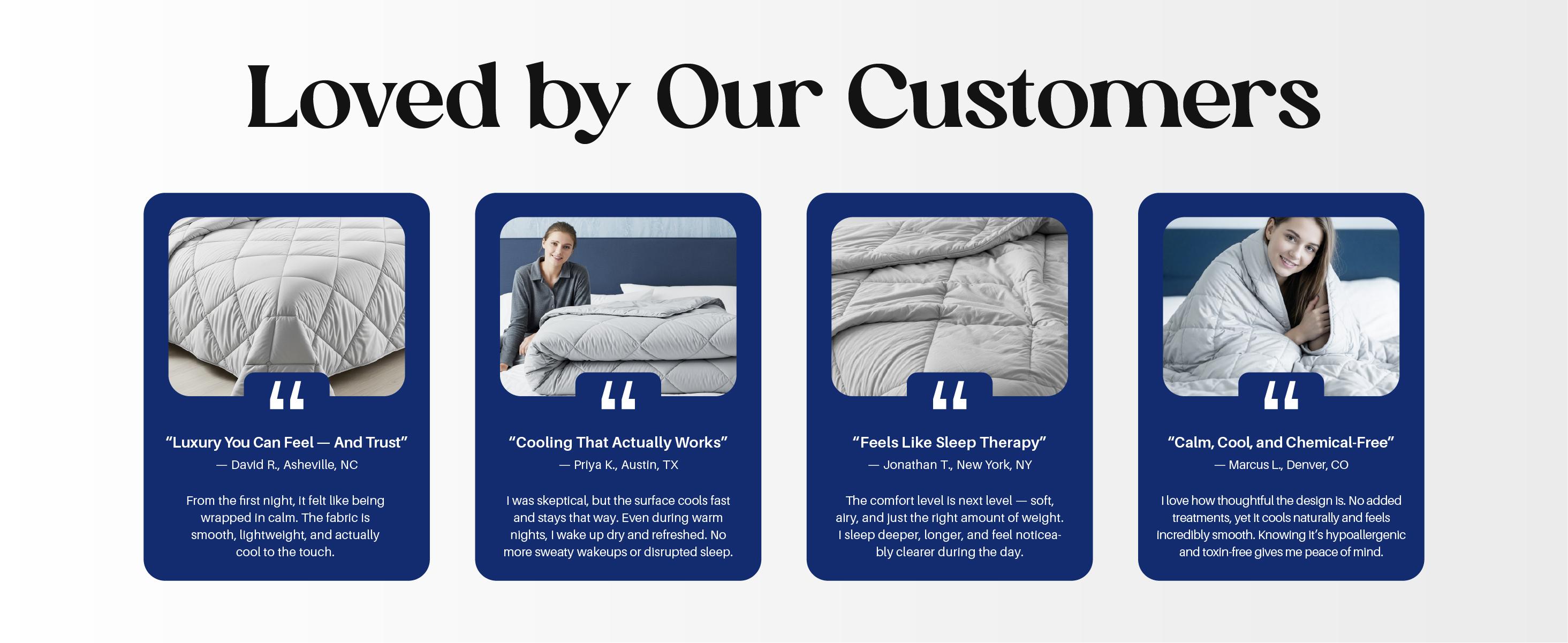 SLEEPHORIA Cooling Comforter King Size for Hot Sleepers & Night Sweats Luxury Lightweight Breathable Bedding All-Season Cool Blanket for Bed Reversible Cold & Soft Touch