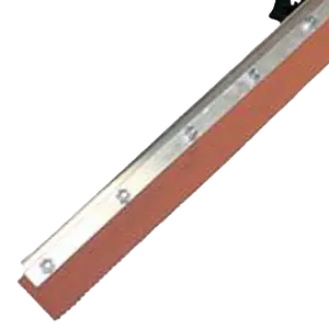 Speed Squeegee Red Rubber - 24" - 1/4" Notched