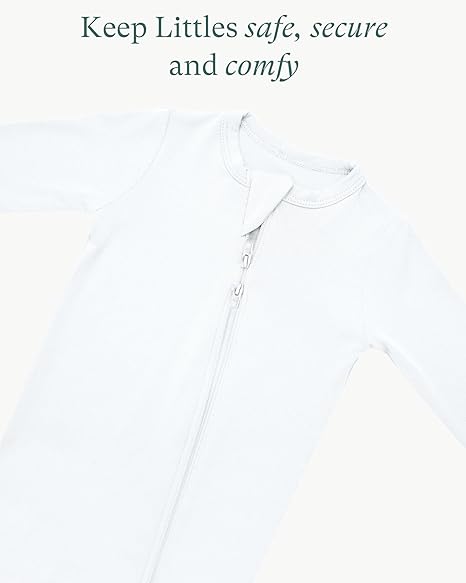 PurComfy Supersoft Bamboo Long Sleeve Romper, Comfortable Baby Sleepwear Pjs, Eczema-Soothe Baby Sleepwear Clothing for Boys&Girls (0-24M), One Piece