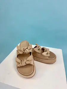 Kiki Bow Suede Sandal