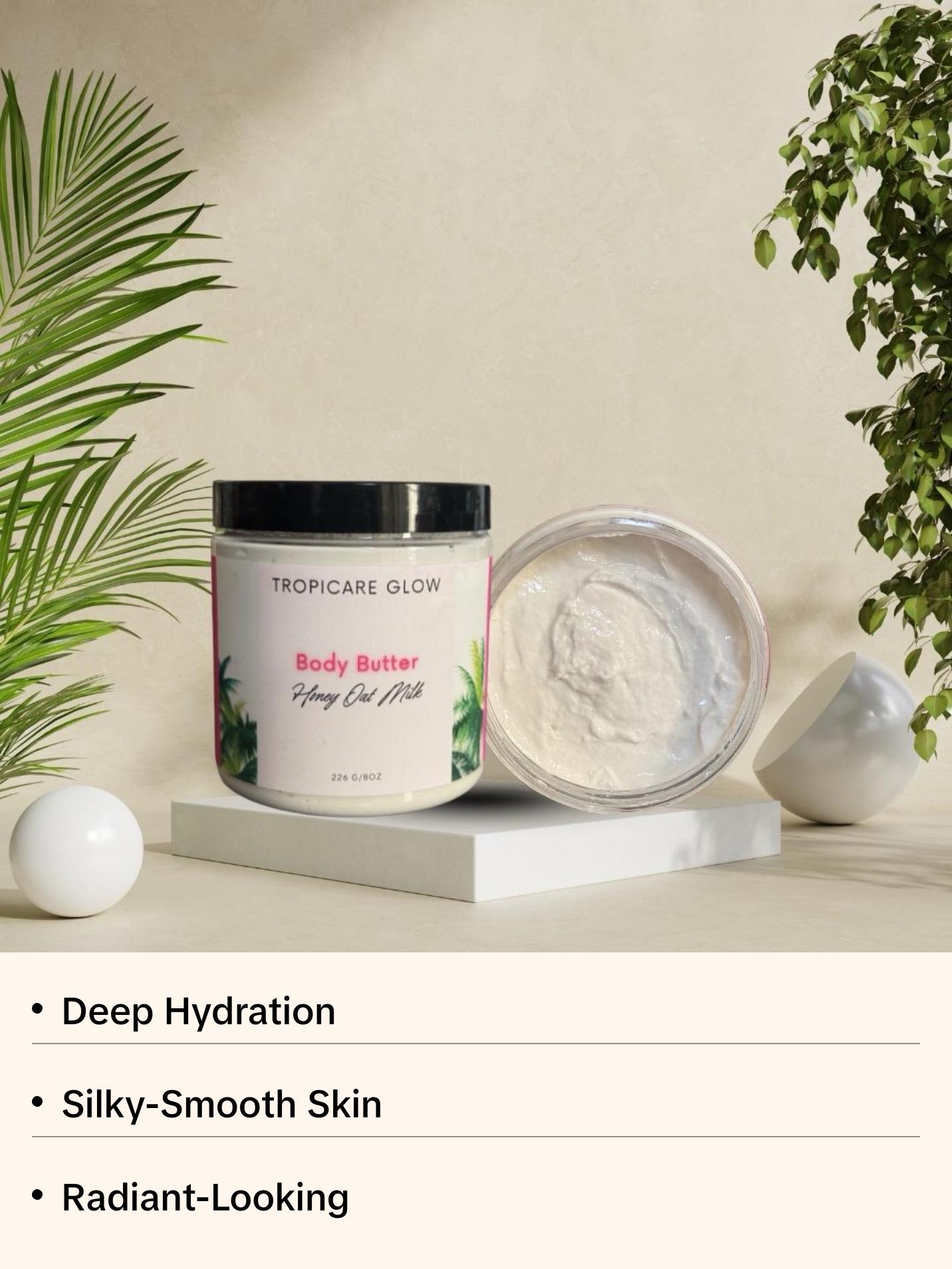 Honey Oat Milk Body Butter| Body Care| Lotions Moisturizer