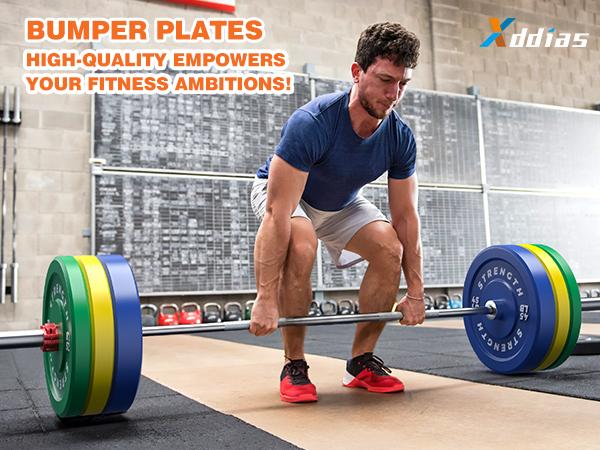 【 Olympic Games Plates】Bearbro Colored Bumper Plates set, Color Olympic Bumper Plates, High Bounce Bumper Weight Plate with Steel Insert, 2-Inch Universal Fit, Strength Training Weight Lifting Plate for Fitness Workouts 【 Olympic Games Plates】Bearbro Colored Bumper Plates set, Color Olympic Bumper Plates, High Bounce Bumper Weight Plate with Steel Insert, 2-Inch Universal Fit, Strength Training Weight Lifting Plate for Fitness Workouts