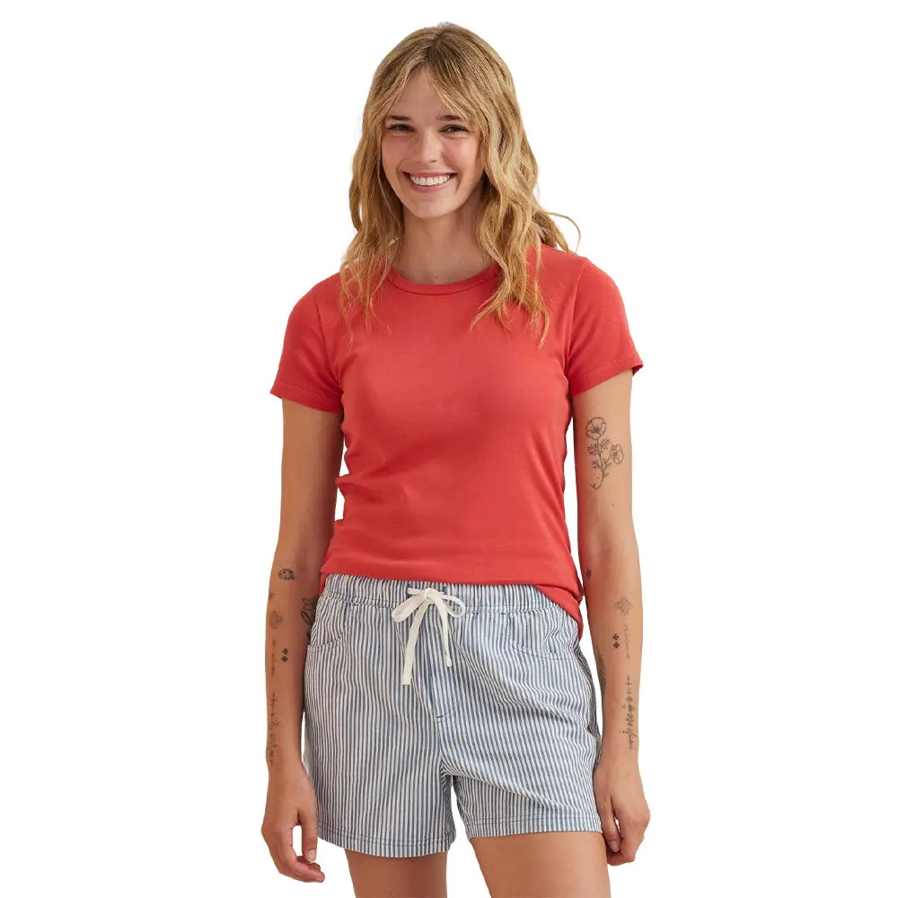 Eddie Bauer Women's Everyday Short-Sleeve Crewneck T-Shirt Lightweight Soft Comfortable Slim Fit Versatile
