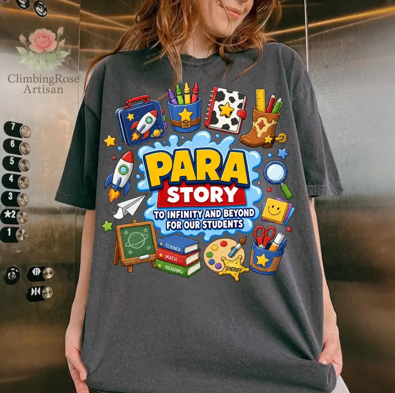 Paraprofessional Story Shirt, Para Story Tee, Teacher Aide Gift, Special Education Staff Shirt, Back to School Tee