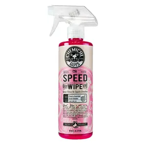 CHEMICAL GUYS Speed Wipe Quick Detailer & High Shine Spray Gloss - for vehicle surfaces, including paint, chrome, and trim, removes dirt & dust