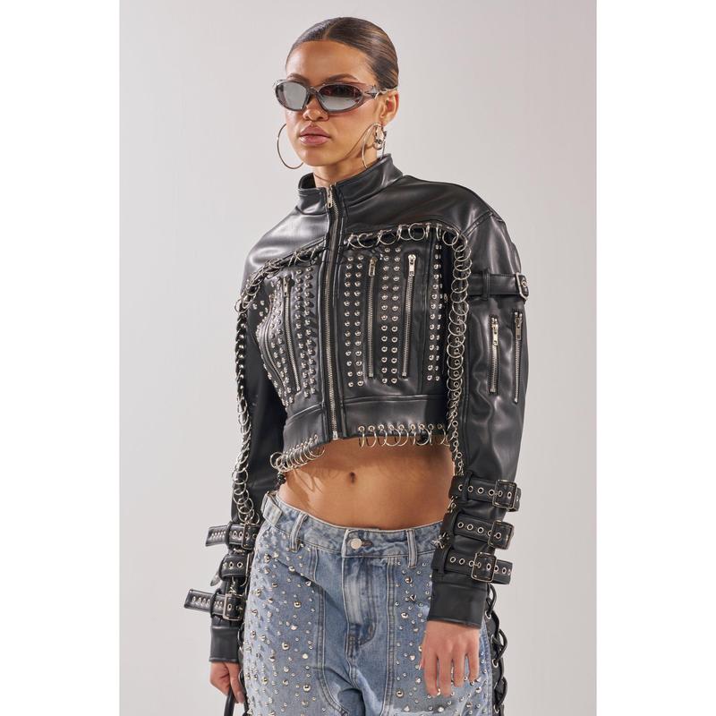 CHOPPER STUDDED MOTO