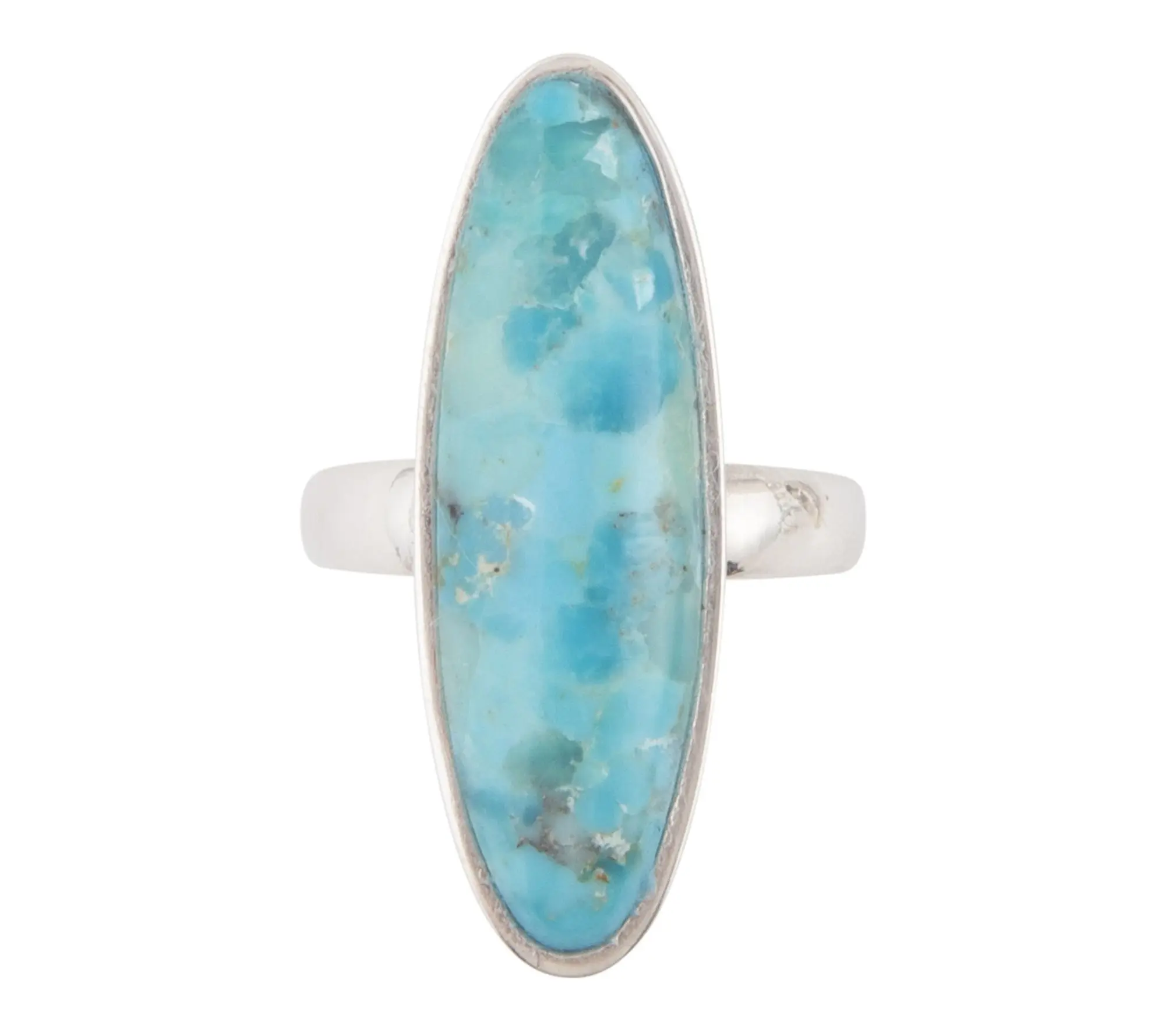 Barse Artisan Crafted Pueblo Turquoise Oval Ring