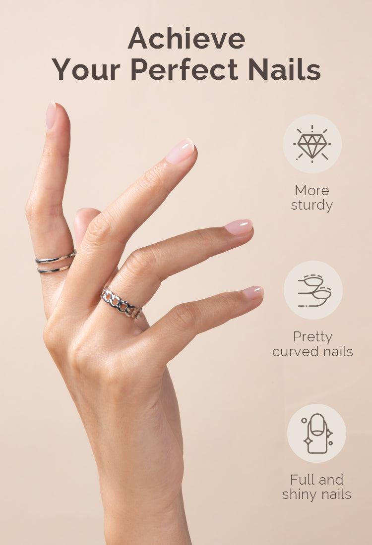 MelodySusie Builder Nail Base Gel 7-in-1 Thickening Gel for Nails 15ml Soak Off UV LED Cured for Nail Art Design Women's Nail Care - Cosmetic