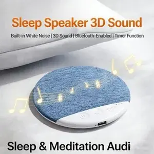 Speakers for Sleeping Bluetooth, Bone Conduction Technology, 3D White Noise Generator, Volume Control & Sleep Night Use Audiobooks