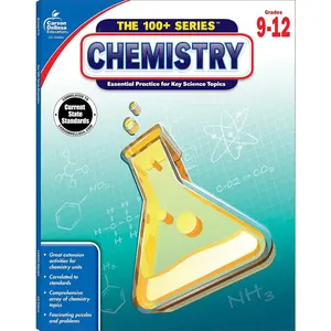 Carson Dellosa The 100+ Series: Grades 9-12 Chemistry Workbook, Periodic Table, Atomic Structure, Scientific Notation, Crossword Puzzles & More, ... Workbook for High School Science (Volume 4) Paperback – March 19, 2015