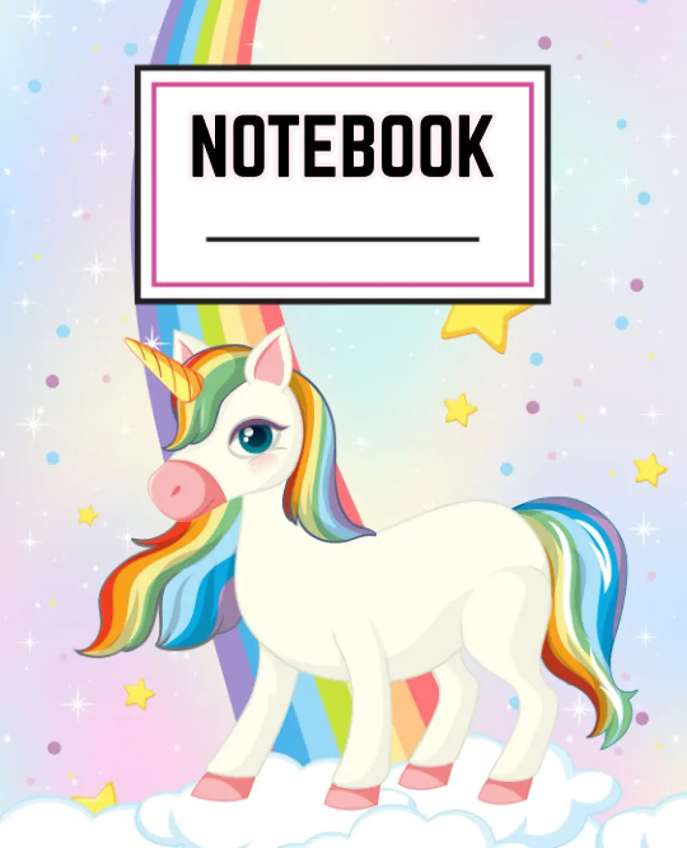 Kindergarten writing paper with lines: 100 Blank handwriting practice paper withdotted lines