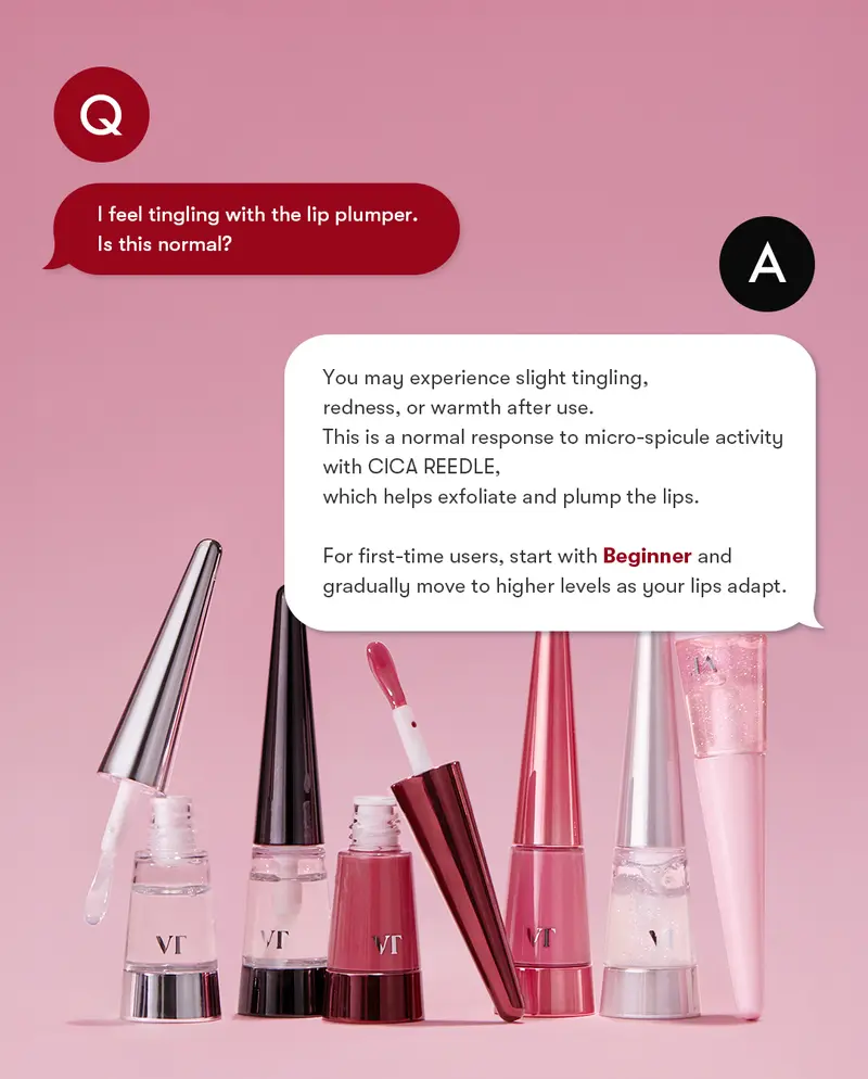 [VT COSMETICS] #1 viral Reedle Shot Lip Plumper Gloss with Liquid Microneedling, Jojoba & Moisture Care | Plump Lips, Hydrating, Glossy Lips, Colored Lip Care & Lip Volume | Beginner, Expert, Dry Lips | Korean Skincare Lip Plumper
