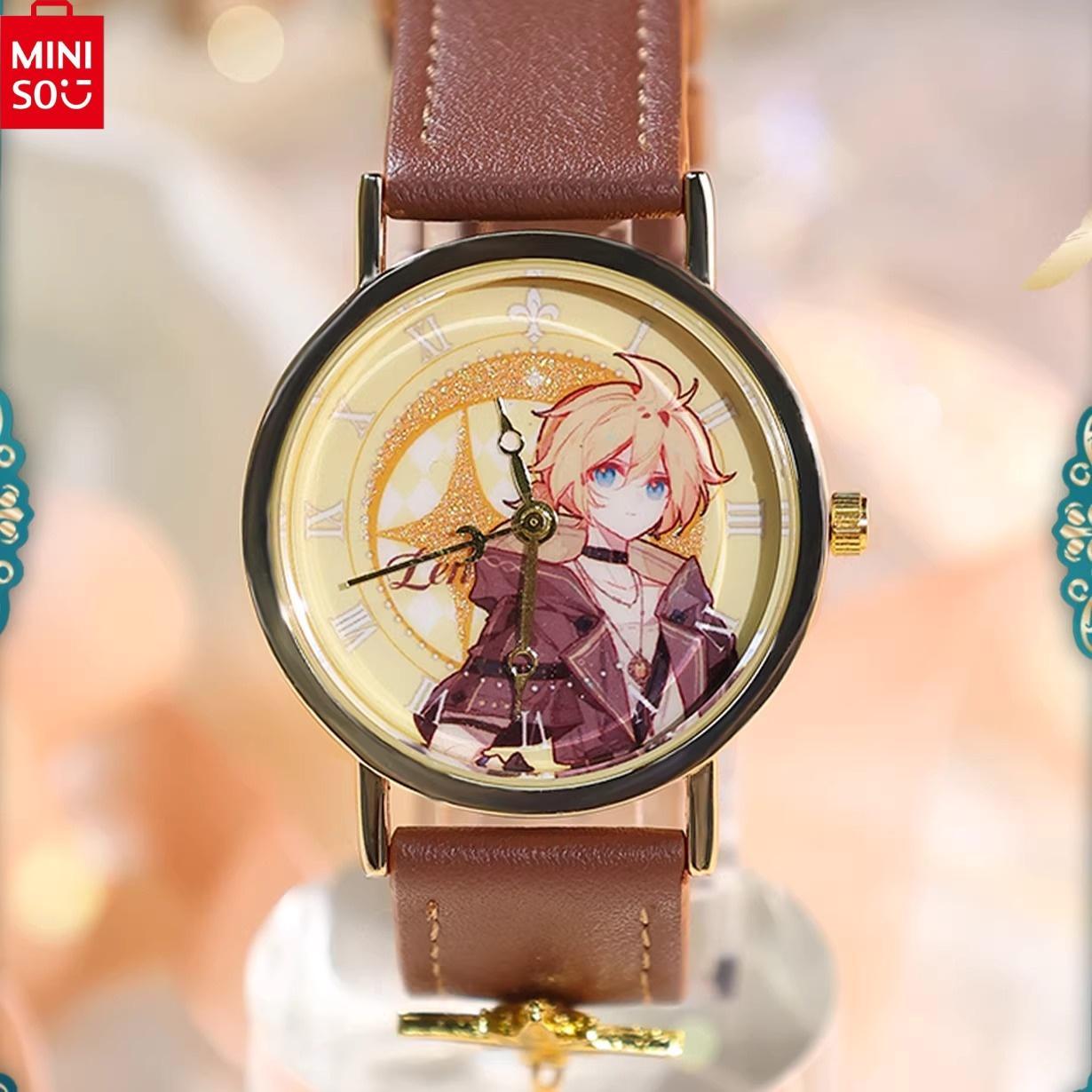 MINISO Hatsune Miku Star Moon Knight Series - Surprise Blind Box Wristwatch, Cute Anime Merchandise Versatile Suitable For Birthday Gift Everyday Wear MINISO Hatsune Miku Star Moon Knight Series - Surprise Blind Box Wristwatch, Cute Anime Merchandise Versatile Suitable For Birthday Gift Everyday Wear