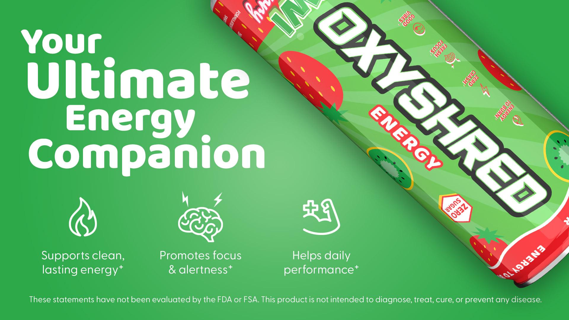 EHPlabs OxyShred Energy Drink 12 Pack 355ml Sugar Free Sport Beverage with Acetyl L-Carnitine Guarana & Green Tea Extract for Energy Boost Sports Gym Workout Training Study Work Men Women Health Fitness Supplement Flavor |