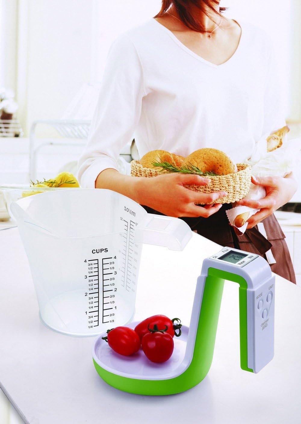 Digital Kitchen Measuring Cup Scale with 1 Liter Capacity Precise 2-in-1 Scale & Detachable Measuring Cup for Accurate Baking Cooking Sturdy Washable Design - Handles Handles, Measure, Plastic, Spice, Utensils Digital Kitchen Measuring Cup Scale with 1 Liter Capacity Precise 2-in-1 Scale & Detachable Measuring Cup for Accurate Baking Cooking Sturdy Washable Design - Handles Handles, Measure, Plastic, Spice, Utensils