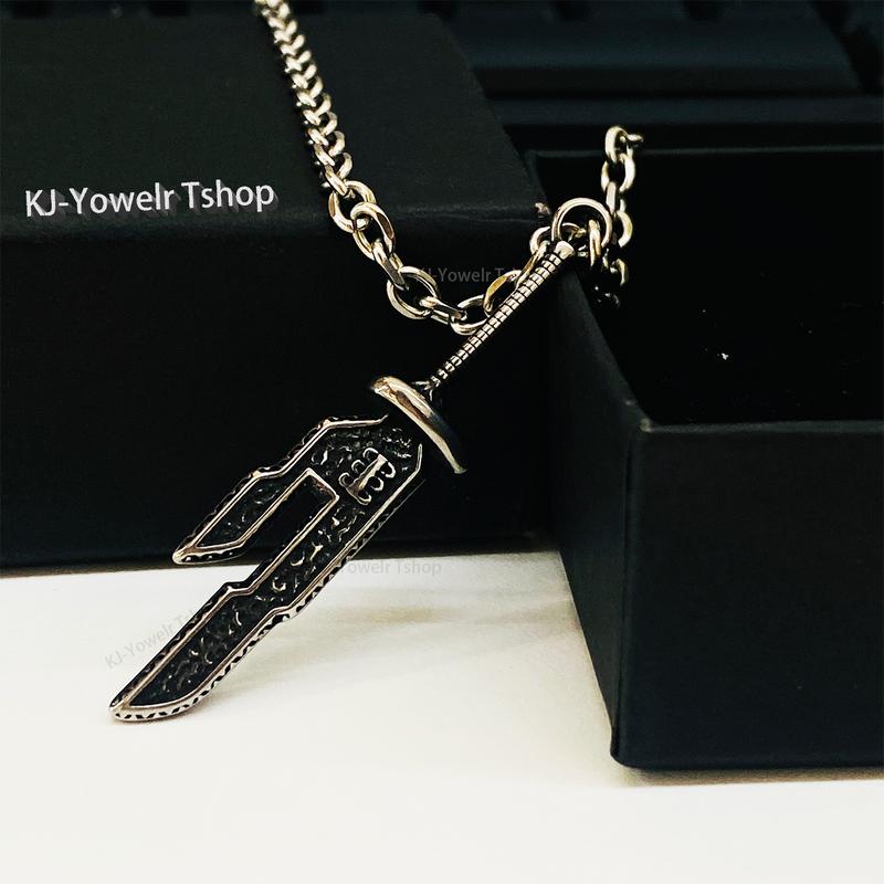 Toji Fushiguro Cosplay Pendant Necklace Jujutsu Kaisen  Inverted Spear of Heaven Jewelry Unique Anime Party Accessories & Gifts（Chain length25mm)