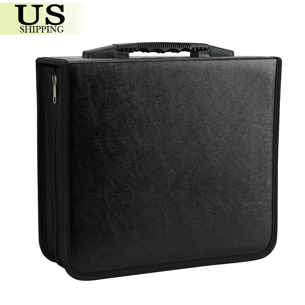 400 Disc CD DVD Organizer Holder Storage Case Bag Wallet Album Media Video Black 400 Disc CD DVD Organizer Holder Storage Case Bag Wallet Album Media Video Black
