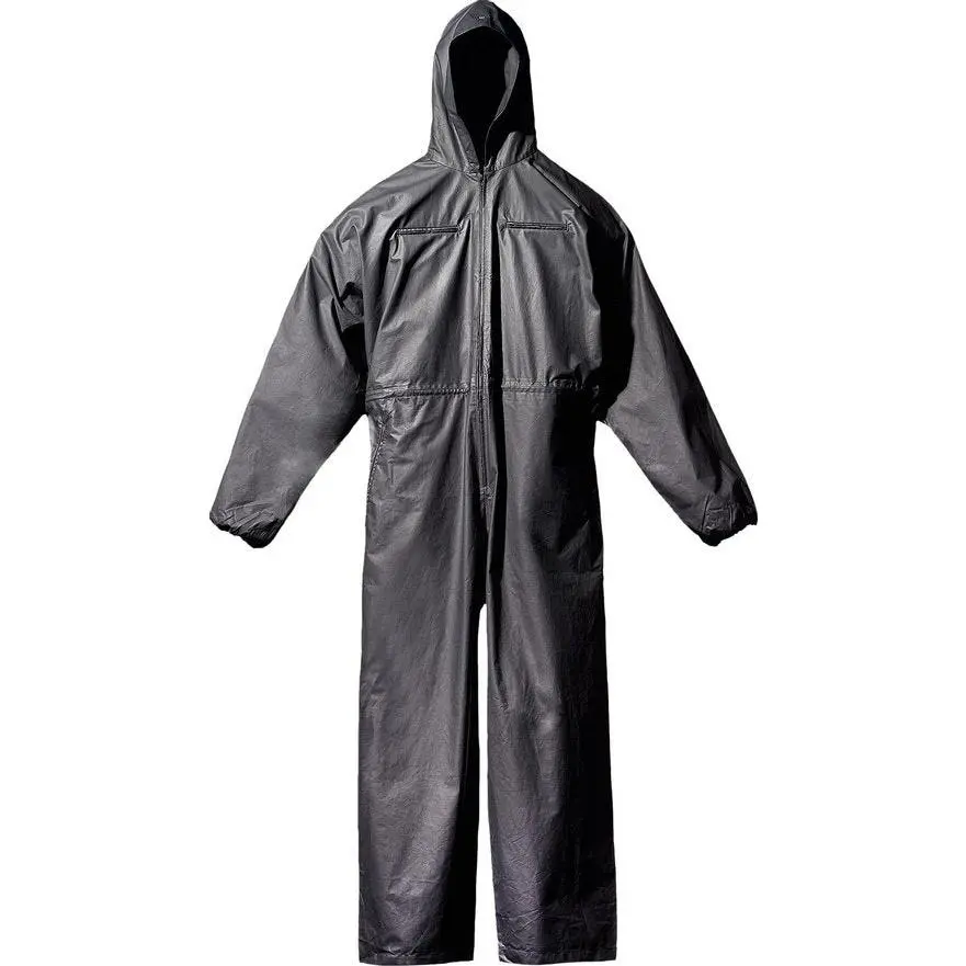 Yeezy Gap Engineered by Balenciaga Coated Cotton Overall - Black