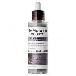 ‎D‎r.‎M‎e‎l‎axi‎n‎ Peel Shot Glow Black Rice Peeling Ampoule, For All Skin Types