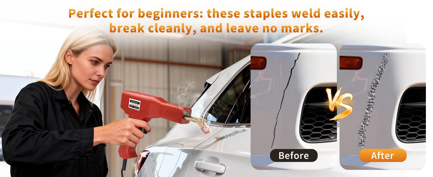 Ergonomic plastic welding tool